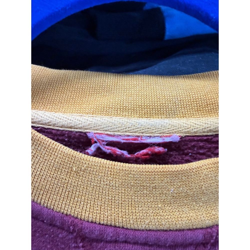 Vintage Washington Redskins NFL Crewneck Sweatshirt Burgundy Gold Mens XL 22x26 - Picture 6 of 7
